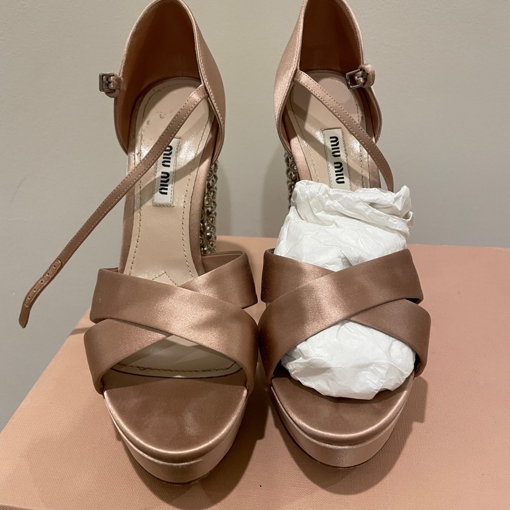 Miu Miu Satin Platform - image 2